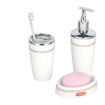ست سه پارچه پارادایس سفید کروم مروارید